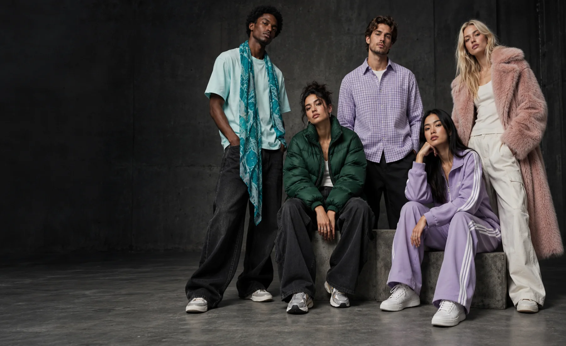 DUSKLINE collection campaign featuring the new season looks